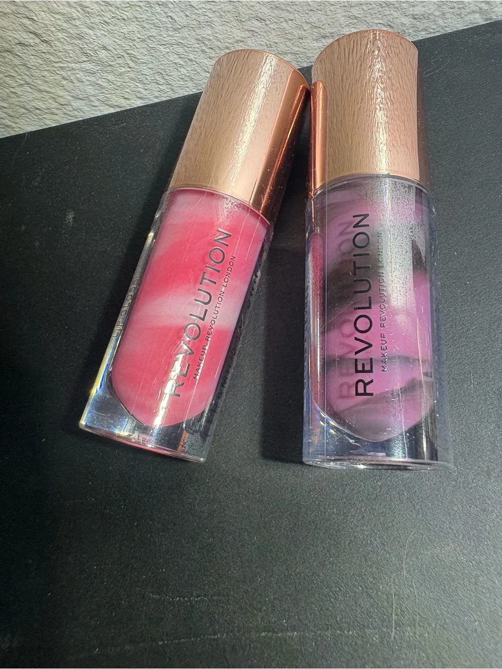 Makeup Revolution Ceramide Swirl Lip Gloss Duo